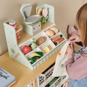 Fresh Farm Wooden Market Stall (1) غرفه بازار مزرعه