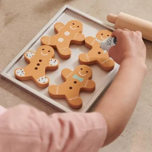 Wooden Gingerbread Toy Baking Set (6) ست پخت شیرینی زنجفیلی